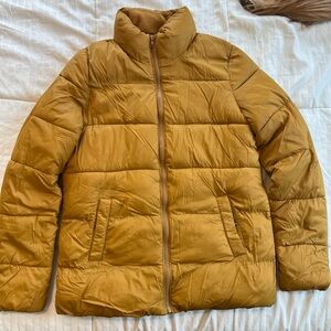 Old Navy Mustard Puffer Jacket